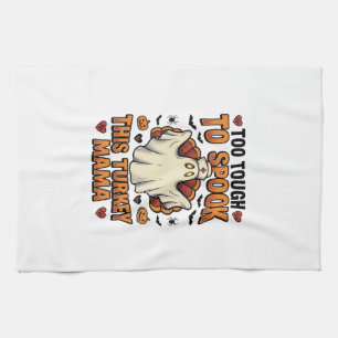 Turkey Mum Halloween Shirt with Vintage Nurse Ghos Tea Towel