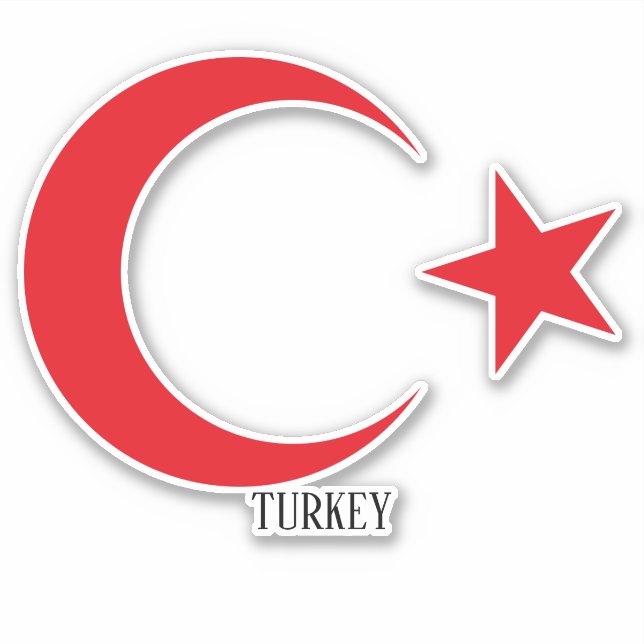 Turkey National Emblem Patriotic (Front)