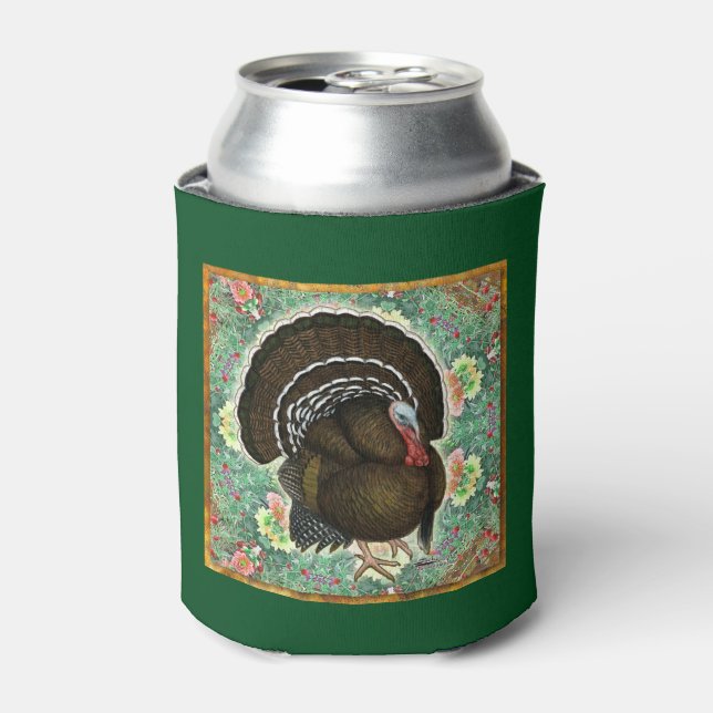 Turkey On the Greens Can Cooler (Can Front)