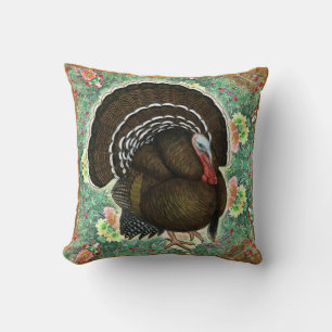 Turkey On the Greens Cushion