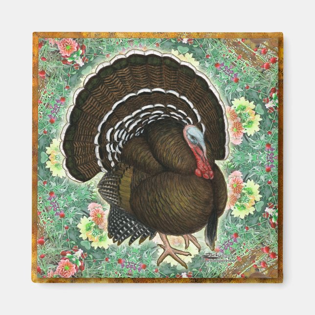 Turkey On the Greens Magnet (Front)