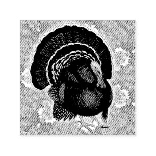 Turkey On the Greens Self-inking Stamp