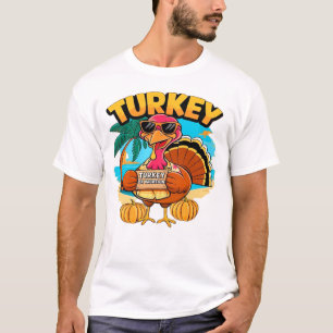 Turkey on Vacation in Jamaica Classic T-Shirt.png T-Shirt