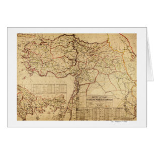 Turkey, Ottoman EmpirePanoramic MapTurkey