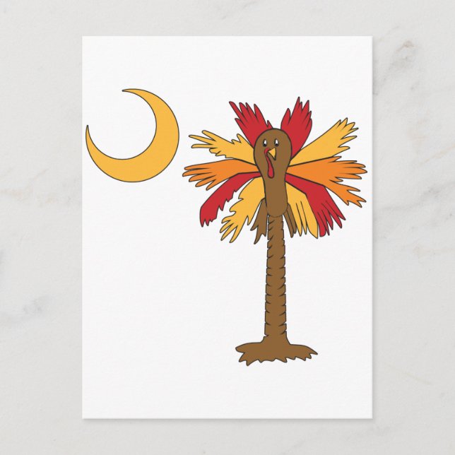 Turkey Palmetto Moon Postcard (Front)