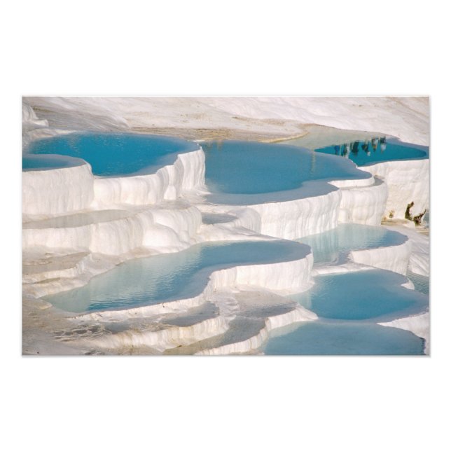 Turkey, Pamukkale Cotton Castle). Photo Print (Front)