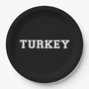Turkey Paper Plate