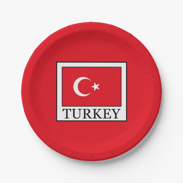 Turkey Paper Plate (Front)
