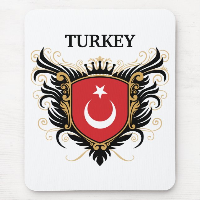 Turkey [personalise] mouse mat (Front)