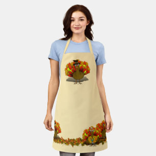  Turkey Pilgrim Thanksgiving  Apron