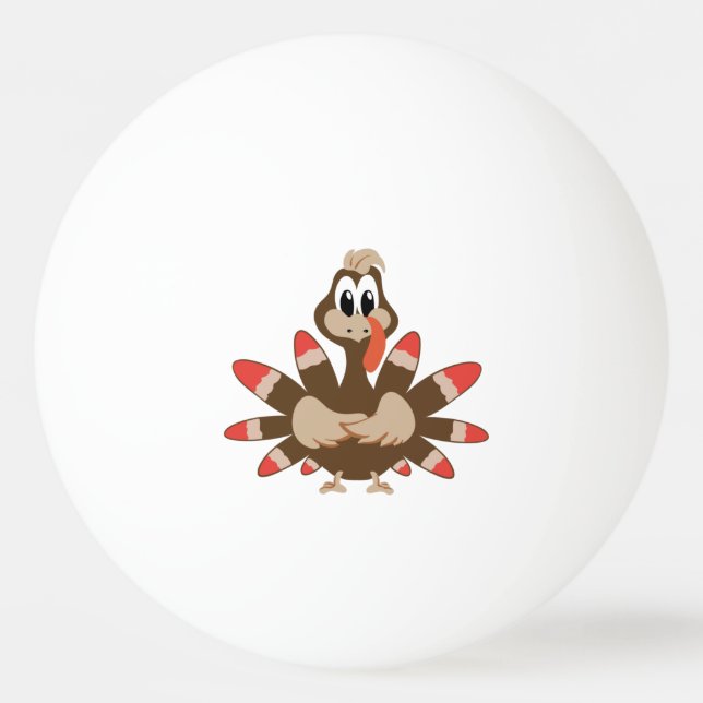 Turkey Ping Pong Ball (Front)
