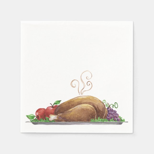 Turkey Platter - Napkins (Front)