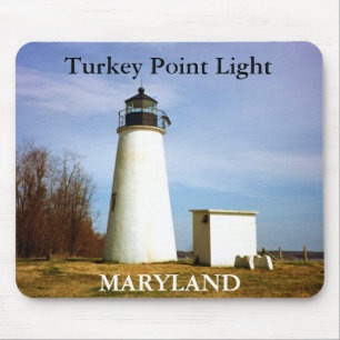 Turkey Point Light, Maryland Mousepad