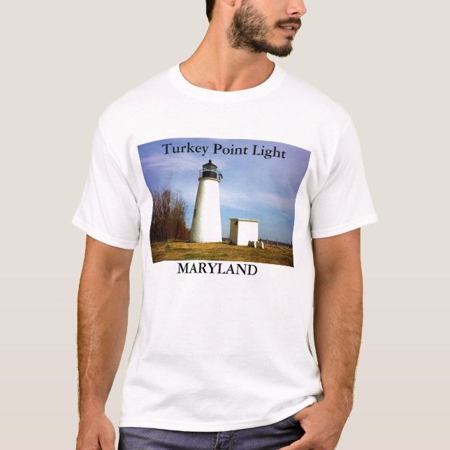 Turkey Point Light, Maryland Shirt (Front)