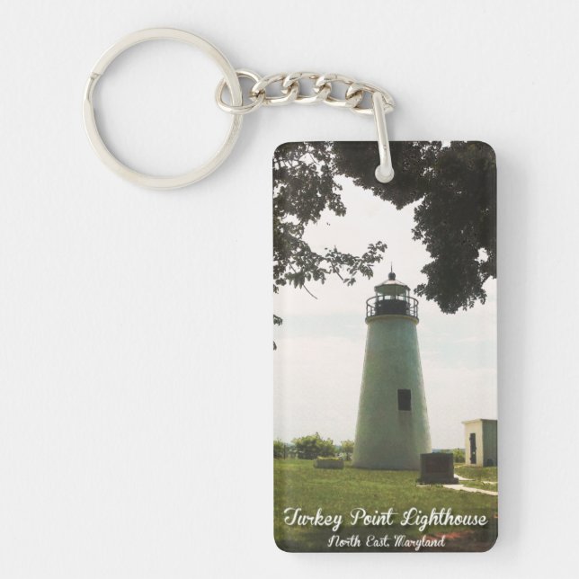 Turkey Point Lighthouse Keychain (Front)