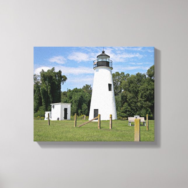 Turkey Point Lighthouse, Maryland Canvas Print (Front)