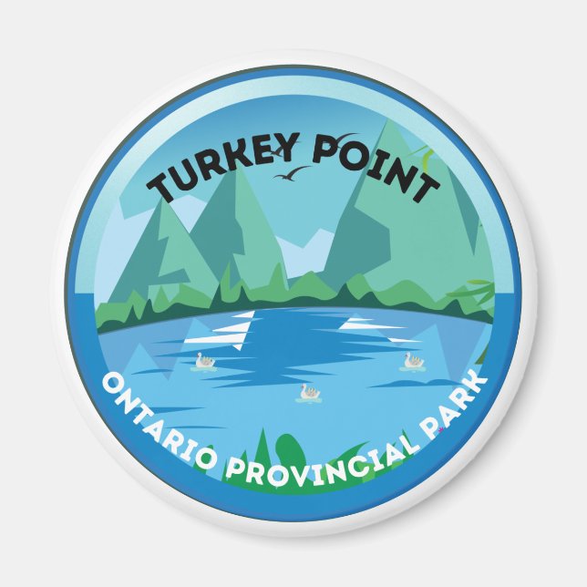 Turkey Point Ontario Provincial Park Magnet (Front)