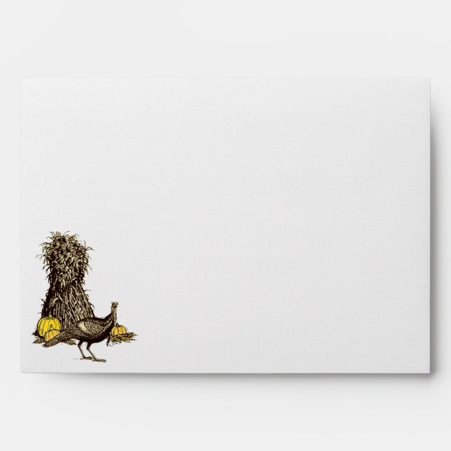 Turkey Pumpkin Envelope (Front)