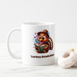 Turkey Reads Best  Coffee Mug