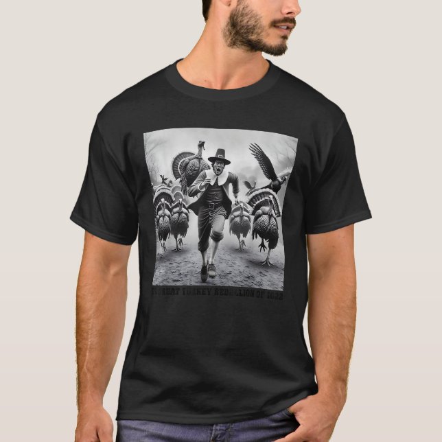 Turkey Rebellion Funny Thanksgiving History Mens W T-Shirt (Front)