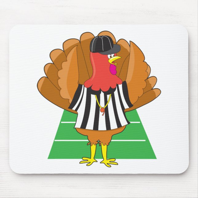 Turkey Referee Mouse Mat (Front)
