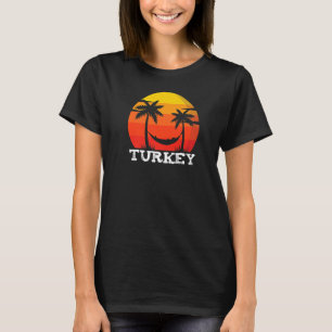 Turkey Retro Sunset Summer Vintage Vacation Turkey T-Shirt
