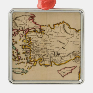 Turkey, Rome, Greece Metal Tree Decoration