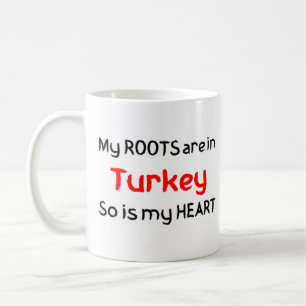 turkey roots coffee mug