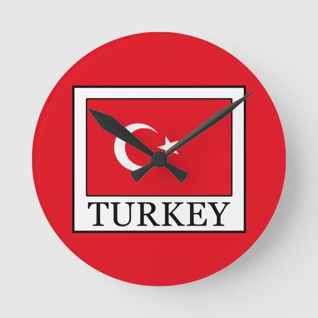 Turkey Round Clock (Front)