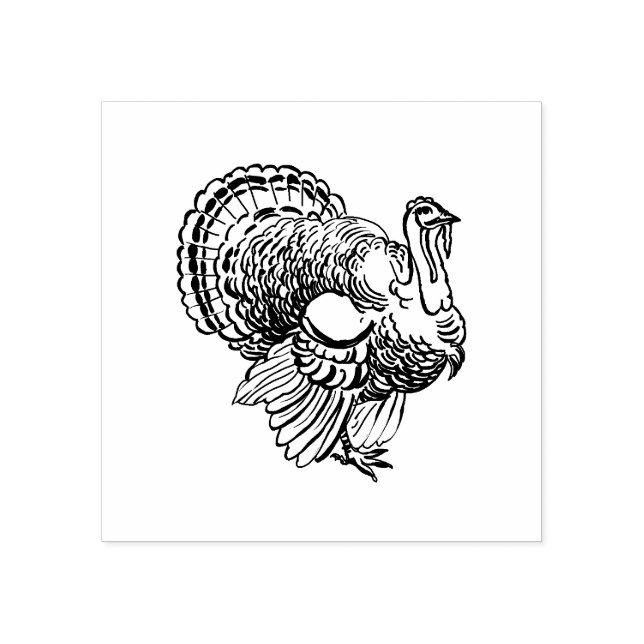 Turkey Rubber Stamp (Imprint)