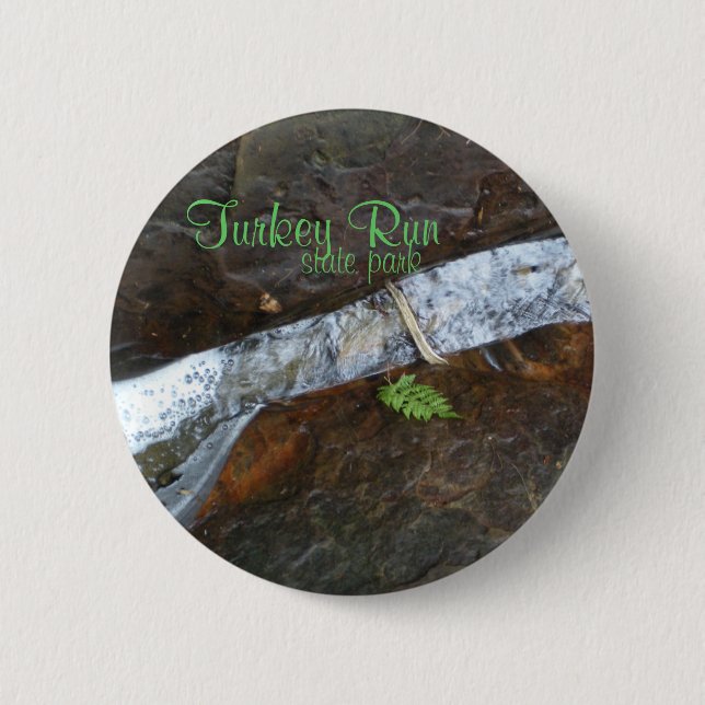Turkey Run state park 6 Cm Round Badge (Front)
