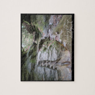 Turkey Run State Park Eroded Stairs Jigsaw Puzzle