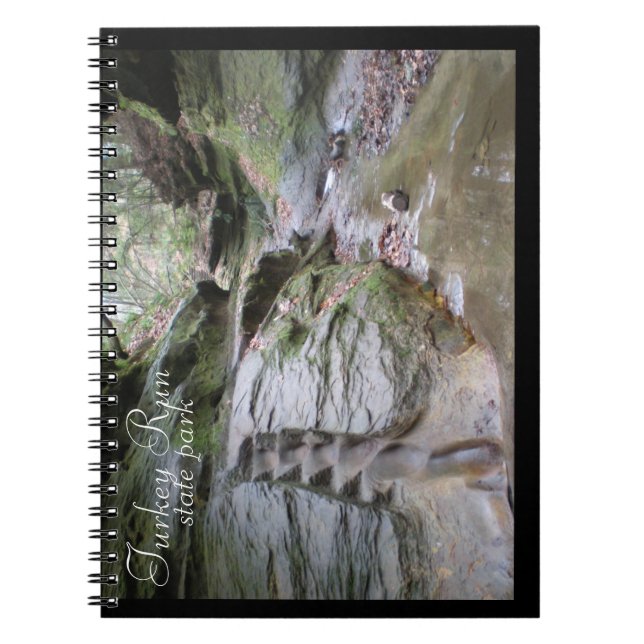 Turkey Run State Park Eroded Stairs Notebook (Front)
