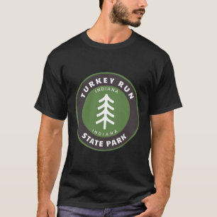 Turkey Run State Park Indiana Outdoors In Forest B T-Shirt