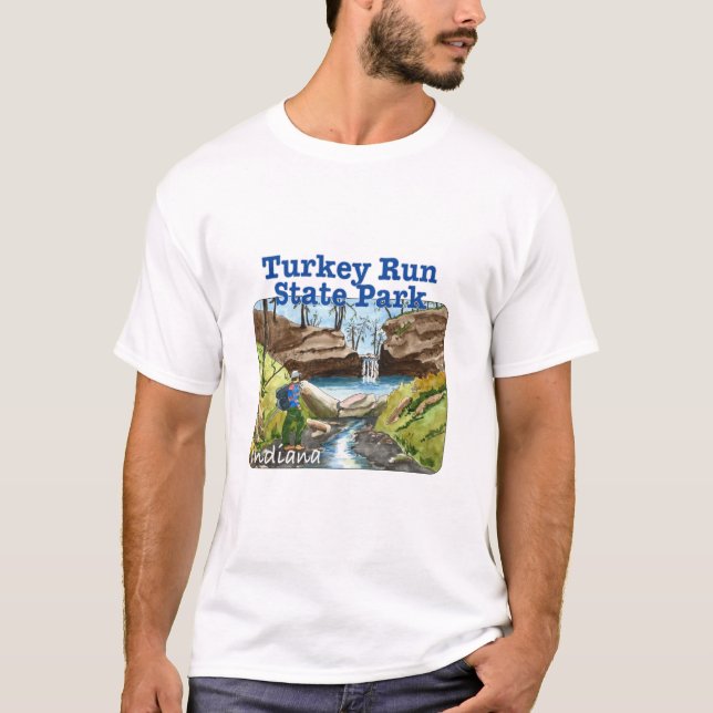 Turkey Run State Park, Indiana T-Shirt (Front)