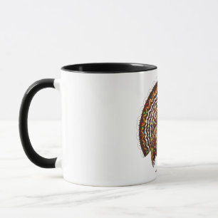 Turkey Santa Hat Christmas Lights Merry Gobble Mug