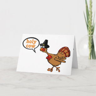 **TURKEY SAYS ***EAT PORK THIS THANKSGIVING ** CARD