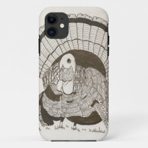 Turkey Sepia Sketch iPhone 5 Case