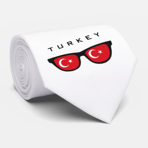 Turkey Shades custom text & colour tie