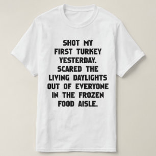 Turkey Shoot. Funny Hunting Joke T-Shirt