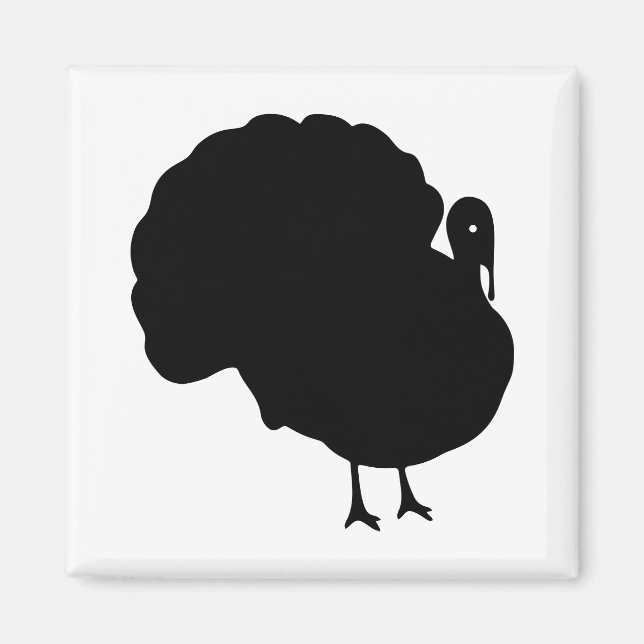 Turkey Silhouette Magnet (Front)