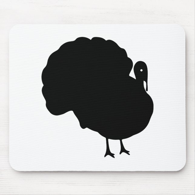 Turkey Silhouette Mouse Mat (Front)