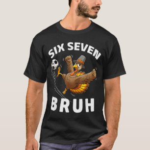 Turkey Soccer 67 Six Seven Meme Funny Bruh Humor D T-Shirt