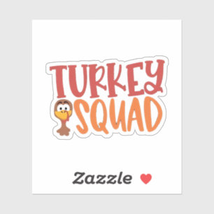 Turkey Squad Matching Outfit Turkey Thanksgiving
