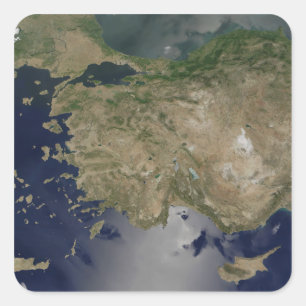 Turkey Square Sticker