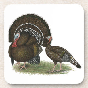 Turkey Standard Bronze Coaster