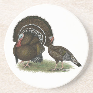 Turkey Standard Bronze Coaster