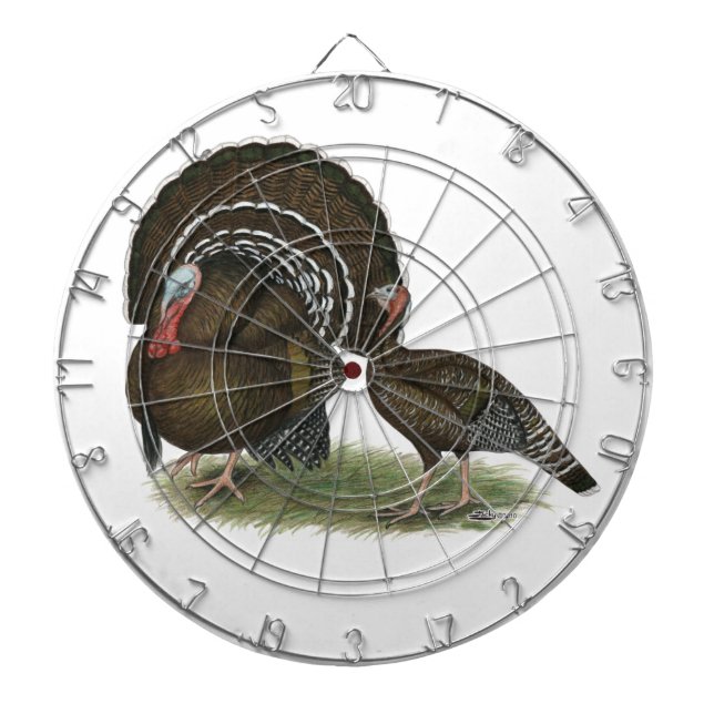 Turkey Standard Bronze Dartboard (Front)