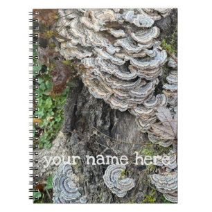 "Turkey Tail Mushrooms" Notebook