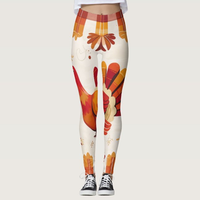Turkey Takes the Stage Leggings (Front)